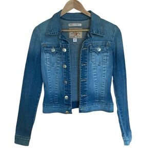 True Religion Emily Denim Jacket Light Medium Washed sz Small
